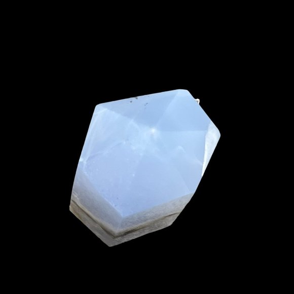 Blue Chalcedony Crystal Healing Stick Pointed Tower Formation Mineral Protection - Picture 6 of 8